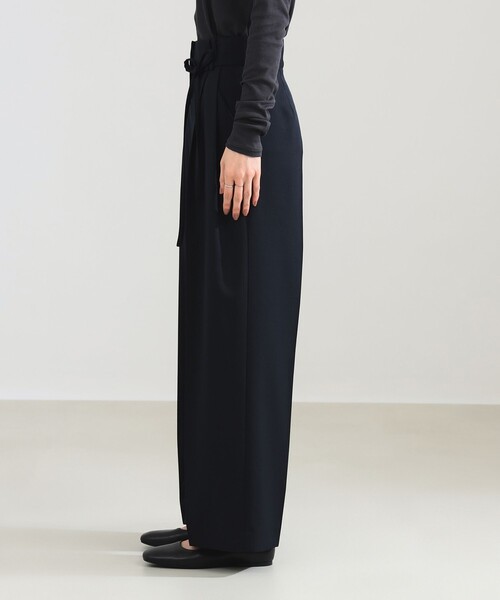 Demi-Luxe BEAMS(デミルクス ビームス)の「【2/5再値下げ】ポリエステル ウール 2ループ ワイドパンツ(その他パンツ・レディース・ベージュ/ネイビー・36/38)」の22枚目の写真