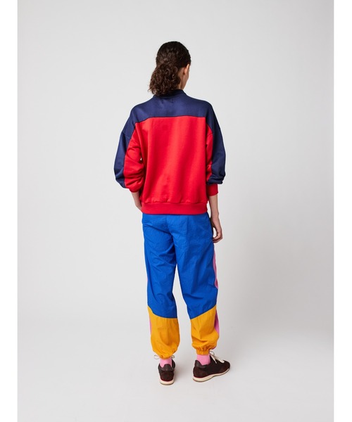 BOBO CHOSES(ボボショーズ)の「Half zip color block sweatshirt(スウェット・レディース・レッド・XL/L/M/S/XS)」の6枚目の写真