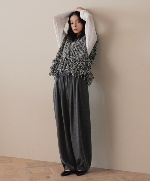 LOWRYS FARM（ローリーズファーム）の「ＴＲイージーコクーンパンツ　455481（その他パンツ・レディース・ブラック/その他/ブラウン/チャコールグレー・MEDIUM/LARGE）」の11枚目の写真