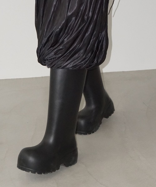 chuclla（チュクラ）の「シームレス ワイドロングブーツ chs25a013（ブーツ・レディース・ブラック・S/M/L）」の15枚目の写真