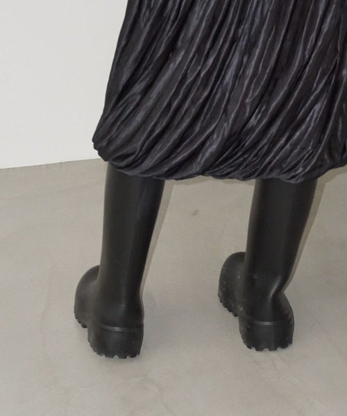 chuclla（チュクラ）の「シームレス ワイドロングブーツ chs25a013（ブーツ・レディース・ブラック・S/M/L）」の18枚目の写真