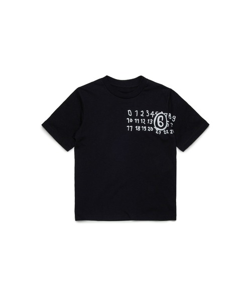 MM6 Maison Margiela（ｴﾑｴﾑｼｯｸｽ ﾒｿﾞﾝ ﾏﾙｼﾞｪﾗ）の「キッズ Tシャツ MM6 KID（Tシャツ/カットソー・キッズ・ホワイト/ブラック・8Y/10Y/16Y/14Y/6Y/4Y/12Y）」の3枚目の写真