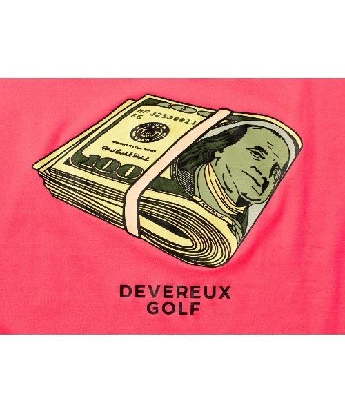 DEVEREUX GOLF（デヴァローゴルフ）の「Cash Bets Only 2 Mock Neck Tee（Tシャツ/カットソー・メンズ・イエロー/ピンク/ホワイト・MEDIUM/SMALL/LARGE）」の12枚目の写真