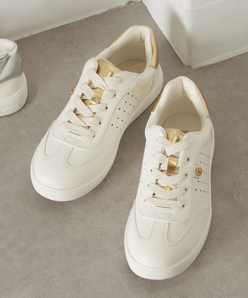 MICHAEL KORS（マイケルコース）の「【MICHAEL KORS】Jem Scotty MK02284102（スニーカー・レディース・ホワイト系その他2/ホワイト系1・23.5cm/23cm/22.5cm）」の2枚目の写真