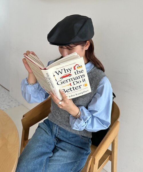 DISCOAT（ディスコート）の「ハンチングCAP（ハンチング/ベレー帽・レディース・ブラック/ベージュ・FREE）」の11枚目の写真