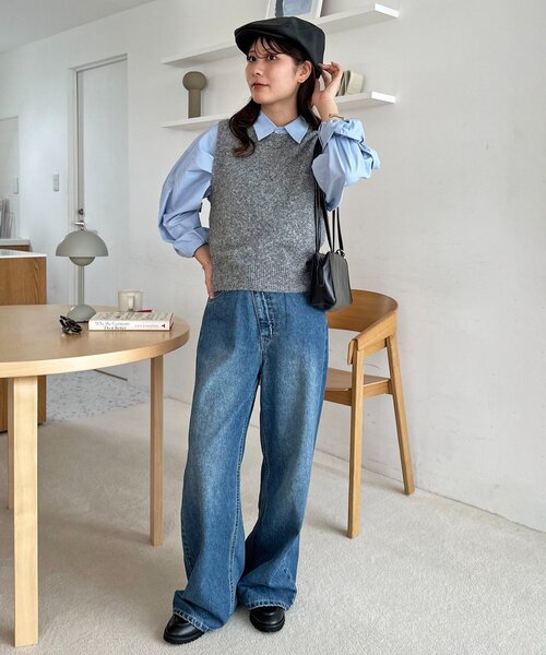 DISCOAT（ディスコート）の「ハンチングCAP（ハンチング/ベレー帽・レディース・ブラック/ベージュ・FREE）」の15枚目の写真