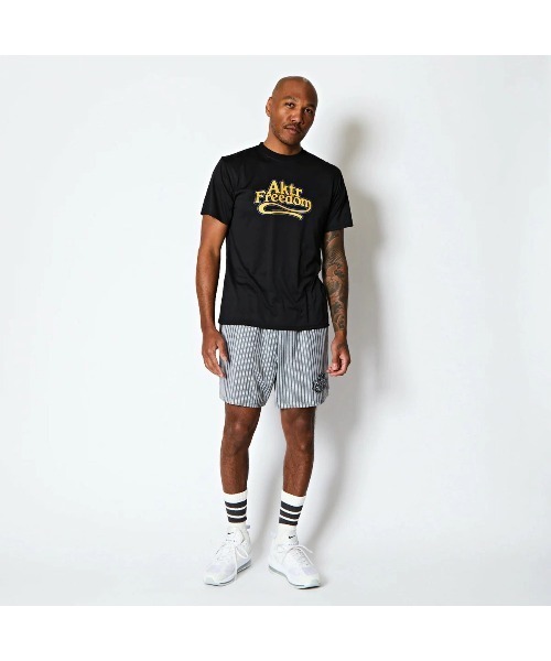 AKTR(アクター)の「AKTR FREEDOM LOGO SPORTS TEE(アクター フリーダム ロゴ スポーツティー)(Tシャツ/カットソー・メンズ・ブラック系/ホワイト系・MEDIUM/LARGE/X-LARGE/XX-LARGE)」の1枚目の写真