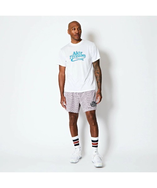 AKTR(アクター)の「AKTR FREEDOM LOGO SPORTS TEE(アクター フリーダム ロゴ スポーツティー)(Tシャツ/カットソー・メンズ・ブラック系/ホワイト系・MEDIUM/LARGE/X-LARGE/XX-LARGE)」の9枚目の写真
