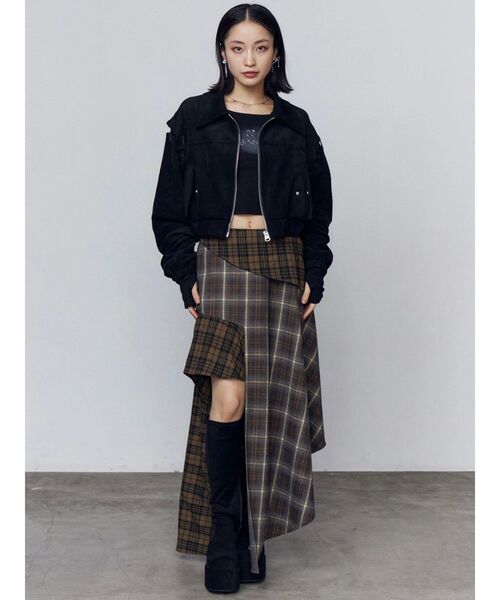 EMODA（エモダ）の「フェイクスエードブルゾン（ブルゾン・レディース・ブラウン/ブラック・FREE）」の17枚目の写真