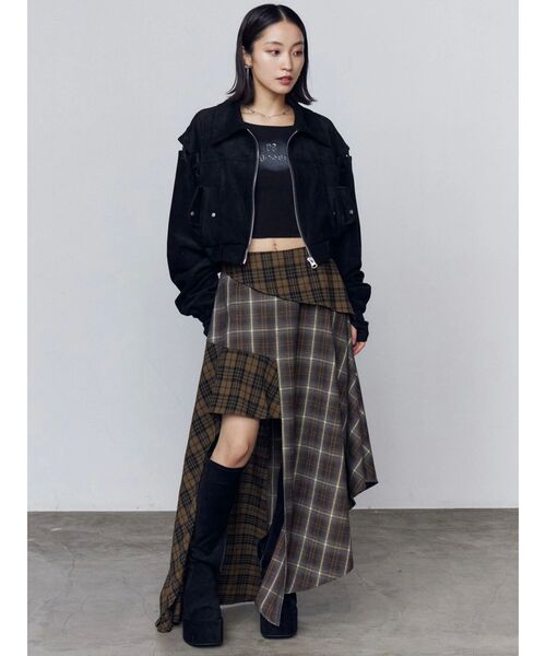 EMODA（エモダ）の「フェイクスエードブルゾン（ブルゾン・レディース・ブラウン/ブラック・FREE）」の18枚目の写真