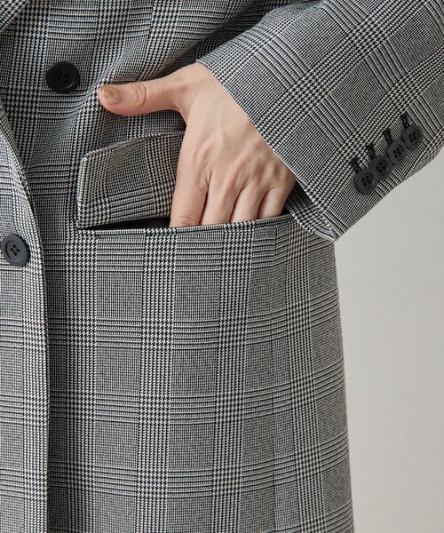 THE PAUSE】チェックダブルジャケット（テーラードジャケット）｜THE
