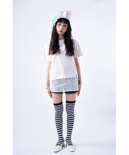 セール】Lace apron skirt/レースエプロン巻きスカート（スカート