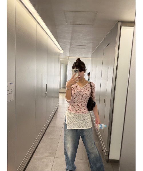 Smyeon(スミョン)の「Lace apron skirt/レースエプロン巻きスカート(スカート・レディース・ホワイト・FREE)」の17枚目の写真