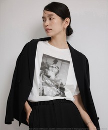 ROPE' | 【Brigitte Bardot×ROPE'・コラボ】プリント半袖T-shirt【洗える・洗濯耐久性・接触冷感】(Tシャツ/カットソー)