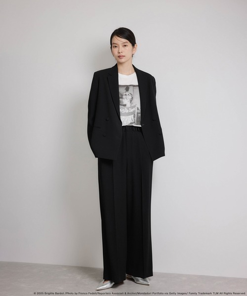 ROPE'（ロペ）の「【Brigitte Bardot×ROPE'・コラボ】プリント半袖T-shirt【洗える・洗濯耐久性・接触冷感】（Tシャツ/カットソー・レディース・ホワイト系その他/ホワイト・FREE）」の19枚目の写真