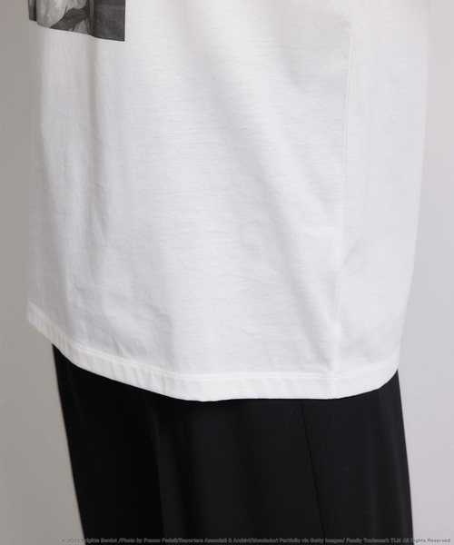 ROPE'（ロペ）の「【Brigitte Bardot×ROPE'・コラボ】プリント半袖T-shirt【洗える・洗濯耐久性・接触冷感】（Tシャツ/カットソー・レディース・ホワイト系その他/ホワイト・FREE）」の8枚目の写真