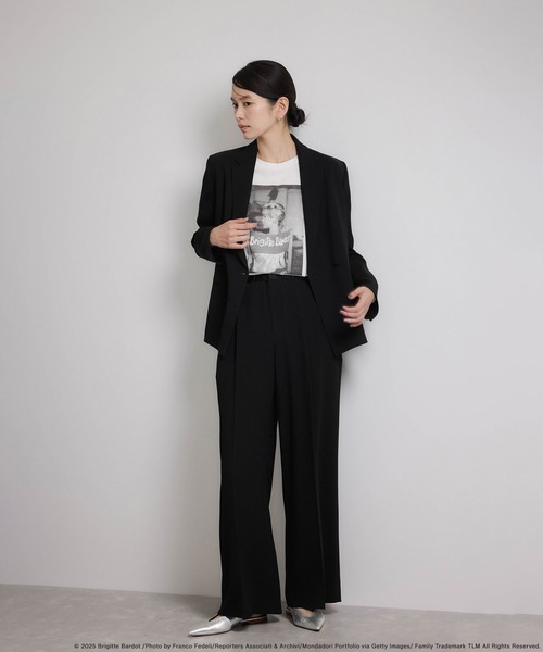 ROPE'（ロペ）の「【Brigitte Bardot×ROPE'・コラボ】プリント半袖T-shirt【洗える・洗濯耐久性・接触冷感】（Tシャツ/カットソー・レディース・ホワイト系その他/ホワイト・FREE）」の14枚目の写真