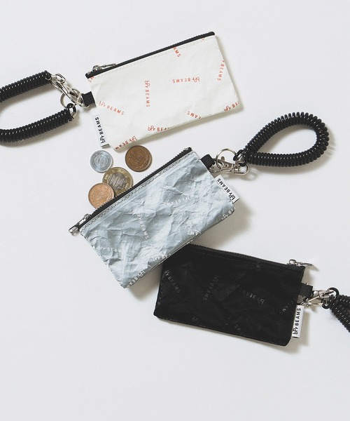 bpr BEAMS（ビーピーアール ビームス ）の「モノグラム ポーチ XS（ポーチ・レディース・ブラック/ホワイト/シルバー・ONE SIZE）」の8枚目の写真