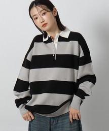 LAKOLE | スウェットライクラガーニットプルオーバー / 582049(ニット/セーター)