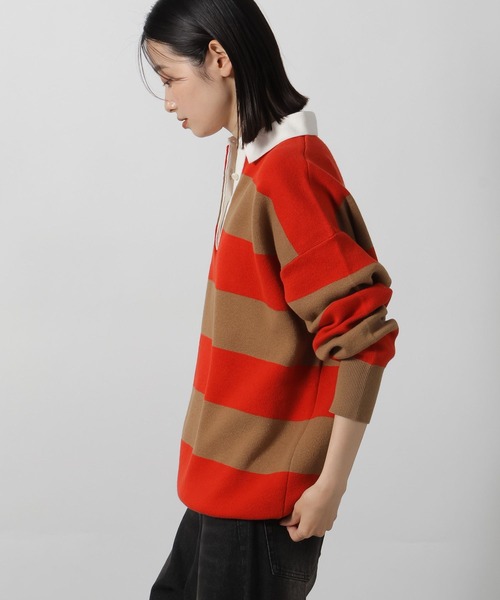 スウェットライクラガーニットプルオーバー / 582049（ニット