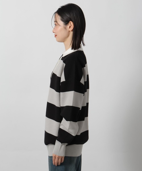 スウェットライクラガーニットプルオーバー / 582049（ニット/セーター