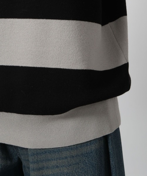 スウェットライクラガーニットプルオーバー / 582049（ニット/セーター