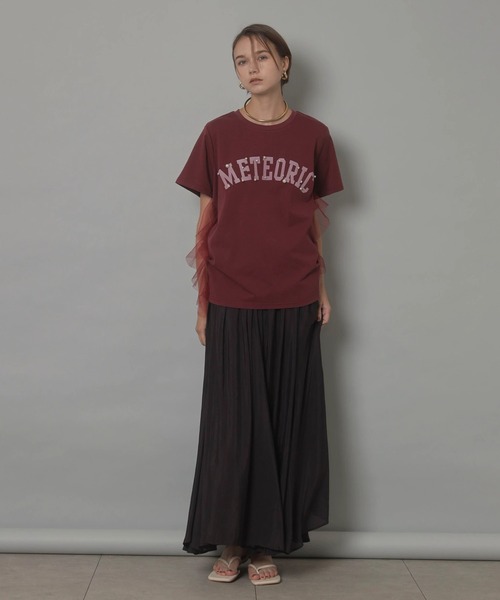 CADUNE(カデュネ)の「エアリーフレアスカート(スカート・レディース・ホワイト/ブラウン/モカ・34/36/38)」の10枚目の写真