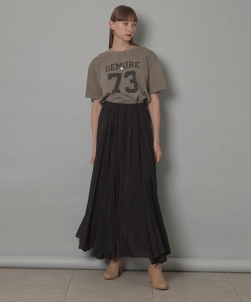 CADUNE(カデュネ)の「エアリーフレアスカート(スカート・レディース・ホワイト/ブラウン/モカ・34/36/38)」の14枚目の写真