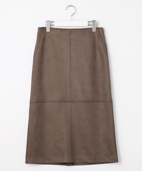 J.PRESS Ladies（J.プレス レディス）の「スエードダンボール スカート（スカート・レディース・ブラウン系/ベージュ系・S/XS/XXS）」の12枚目の写真