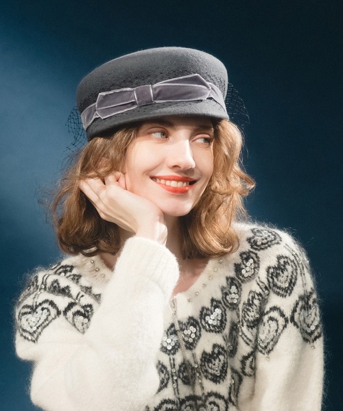 LOULOU WILLOUGHBY】ハートジャガードニットブルゾン（ブルゾン