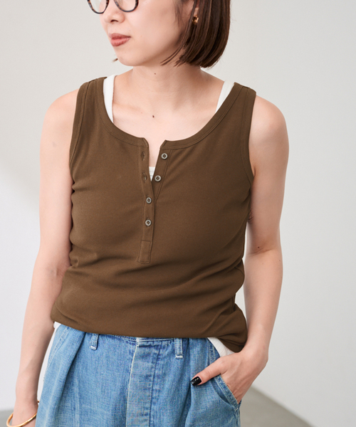 FRAMeWARK ラフィアライクニットタンク ラフィアライクニット