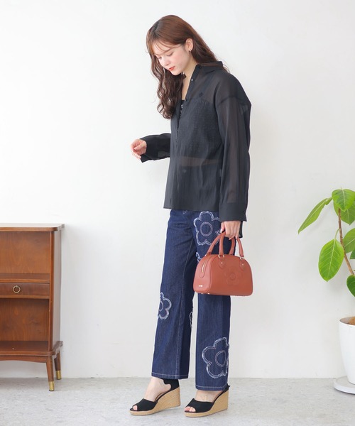 MARY QUANT（マリークワント）の「スムーステリーヌデイジーパッチ ミニボストン（ボストンバッグ・レディース・テラコッタ/レッド/ブラック・FREE）」の18枚目の写真