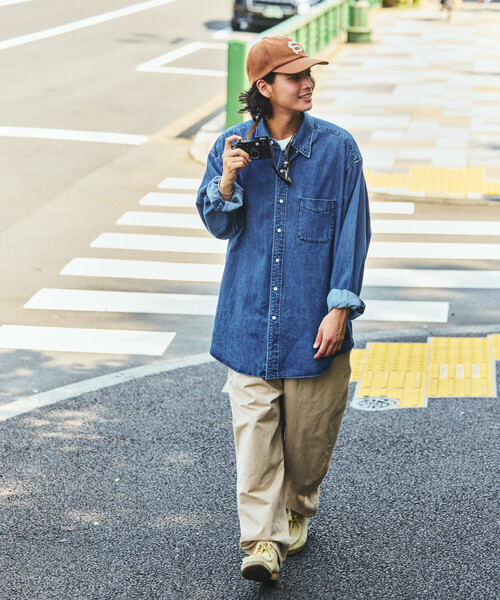 NAUTICA(ノーティカ)の「NAUTICA/ノーティカ ヴィンテージライク デニム BDシャツ(シャツ/ブラウス・メンズ・サックスブルー・MEDIUM/LARGE/X-LARGE)」の3枚目の写真