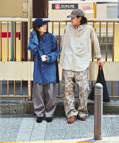 NAUTICA/ノーティカ ヴィンテージライク デニム BDシャツ（シャツ