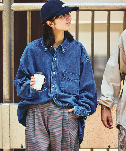 NAUTICA(ノーティカ)の「NAUTICA/ノーティカ ヴィンテージライク デニム BDシャツ(シャツ/ブラウス・メンズ・サックスブルー・MEDIUM/LARGE/X-LARGE)」の13枚目の写真