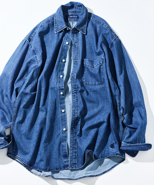 NAUTICA/ノーティカ ヴィンテージライク デニム BDシャツ(シャツ NAUTICA/ノーティカ ヴィンテージライク デニム BDシャツ(シャツ