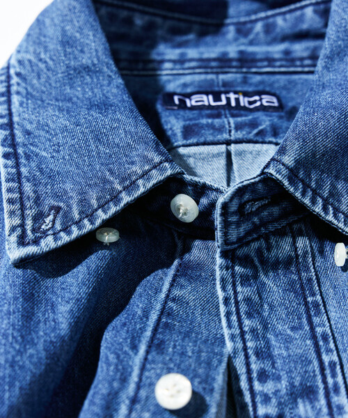 NAUTICA(ノーティカ)の「NAUTICA/ノーティカ ヴィンテージライク デニム BDシャツ(シャツ/ブラウス・メンズ・サックスブルー・MEDIUM/LARGE/X-LARGE)」の18枚目の写真