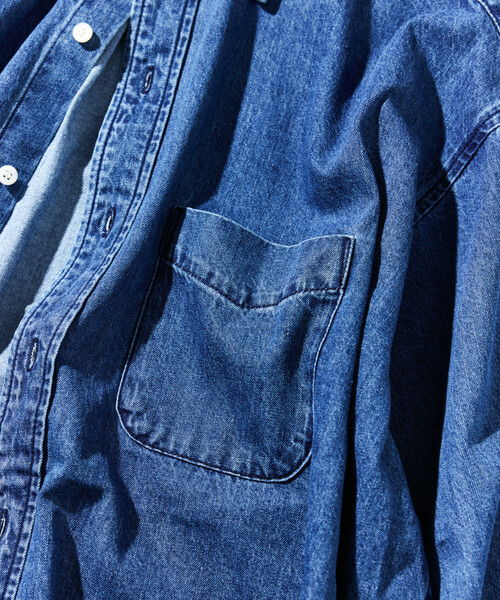 NAUTICA(ノーティカ)の「NAUTICA/ノーティカ ヴィンテージライク デニム BDシャツ(シャツ/ブラウス・メンズ・サックスブルー・MEDIUM/LARGE/X-LARGE)」の20枚目の写真