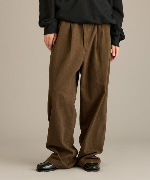 パンツ argue cotton twill backer mov pants ARGUE VINTAGE DENIM BACKER MOV PANTS ① - メルカリ