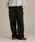 WETTEMPT�i�E�B�e���v�g�j�́u2 TUCK COTTON TWILL PANTS / �c�[�^�b�N�R�b�g���c�C���p���c�i���̑��p���c�j�v�b�u���b�N