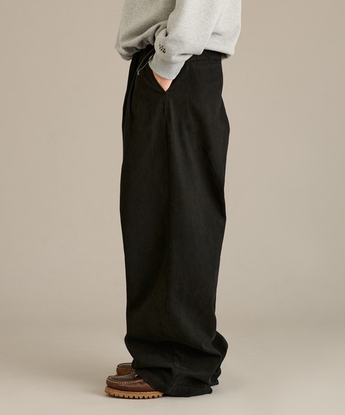 2 TUCK COTTON TWILL PANTS / ツータックコットンツイルパンツ
