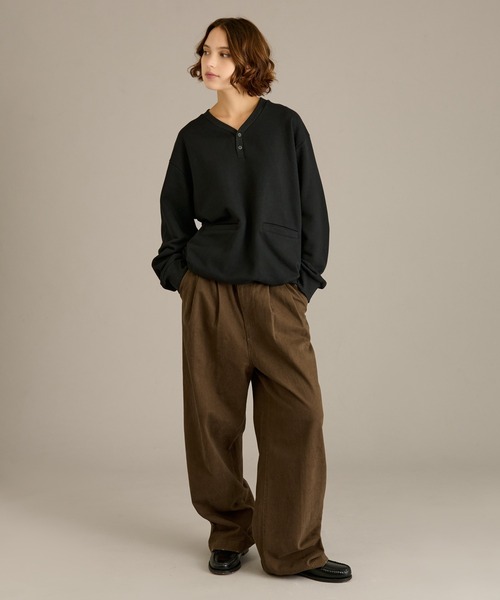 WETTEMPT（ウィテンプト）の「2 TUCK COTTON TWILL PANTS / ツータック
