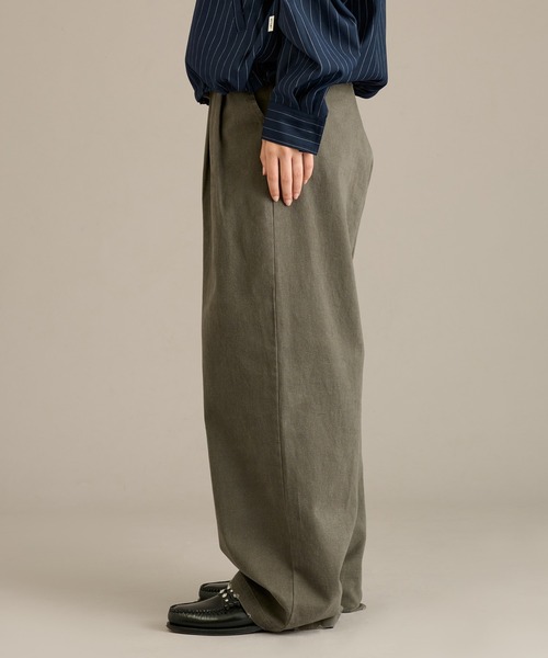 2 TUCK COTTON TWILL PANTS / ツータックコットンツイルパンツ（その他