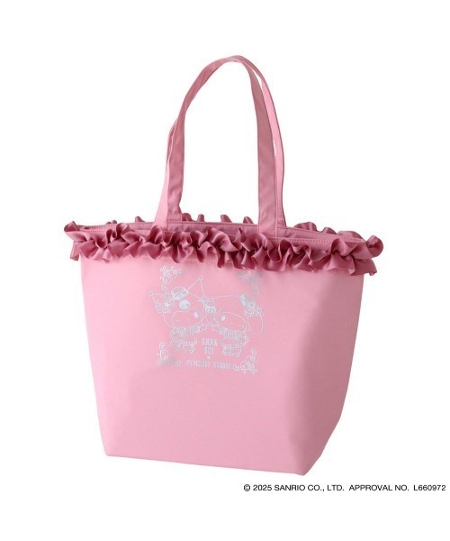 ANNA SUI（アナスイ）の「【マイメロディ・クロミ×ANNA SUI】フリル付きトート（トートバッグ・レディース・ネイビー/ピンク/ブラック・FREE）」の3枚目の写真