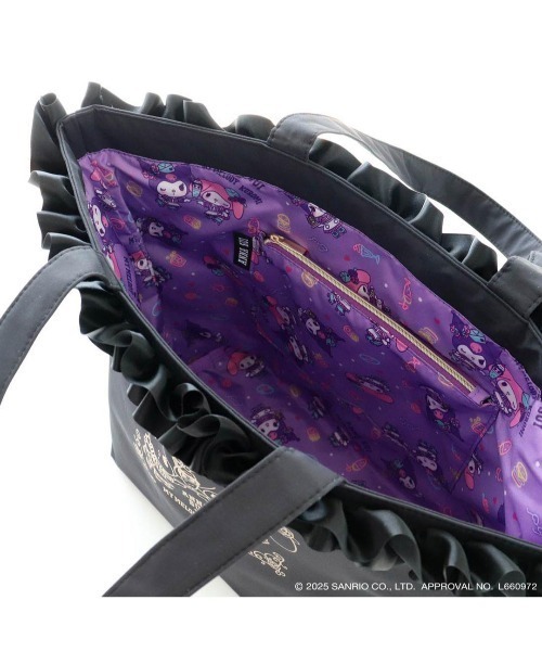 ANNA SUI（アナスイ）の「【マイメロディ・クロミ×ANNA SUI】フリル付きトート（トートバッグ・レディース・ネイビー/ピンク/ブラック・FREE）」の5枚目の写真