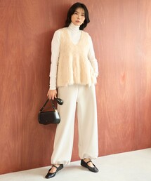 UNFILO（アンフィーロ）の「【軽量/ストレッチ】BEAUTY FORM JERSEY イージーパンツ（その他パンツ・レディース）」