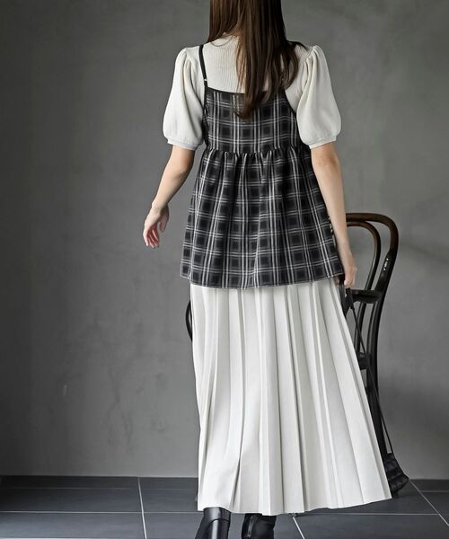 フロントリボンチェックキャミソール（キャミソール）｜rps（アール