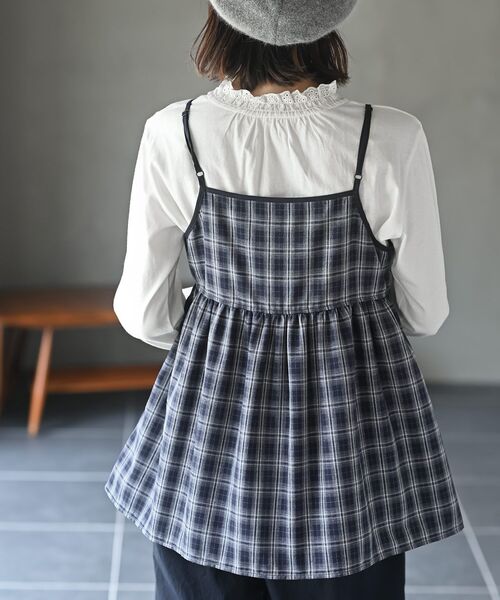 フロントリボンチェックキャミソール（キャミソール）｜rps（アール