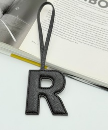 DRAW（ドロー）の「DRAW(ドロー) /ビーガンレザー イニシャルチャーム 【R】大文字タイプ（チャーム）」