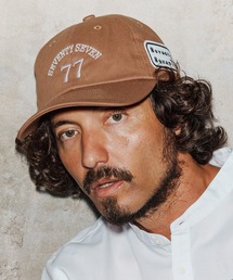 seventy seven（セブンティセブン）の「mko13166-embroidery 6 panel cap(25W) キャップ(7725W300)（キャップ）」